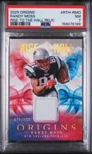 2025 Panini Origins Rise to the Hall Relics Randy Moss #22 card