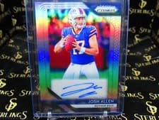 Josh Allen 2018 Panini Prizm Rookie Autographs card
