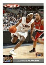 John Salmons 2004-05 Topps Total Base Set card