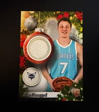 2025-26 Topps Holiday Player Relics Kon Knueppel #PR-KK card