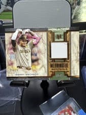 2025 Topps Museum Collection Meaningful Material Relics Manny Machado #MMR-MM card