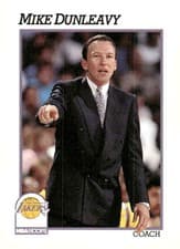 Mike Dunleavy 1991-92 Hoops Base Set card