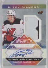 2024-25 Upper Deck Black Diamond Jewels of the Draft Rookies Graeme Clarke #JD-GC card