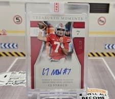 CJ Stroud 2022 Panini National Treasures Collegiate Moments Signatures card
