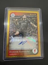 Dominik Szoboszlai 2024 Topps Merlin UEFA Autograph card