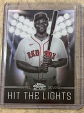 2025 Topps Chrome Black Hit the Lights Rafael Devers #HTL-5 card