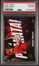 2025 Topps Plakata Mike Trout #PLAK-26 card
