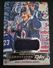 2024-25 Upper Deck The Cup Rendition Relics Mark Scheifele #RR-MS card