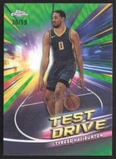 2024-25 Topps Chrome Test Drive Tyrese Haliburton #TD-11 card