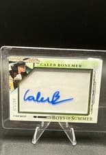 2025 Panini Boys of Summer Jumbo Acetate Signatures Caleb Bonemer #12 card