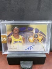 2025-26 Topps 3 Rookie 3 Patch Autographs Horizontal Adou Thiero #RPH-AT card