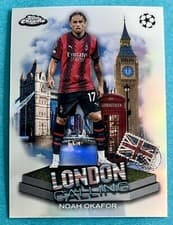 Noah Okafor 2023 Topps Chrome UEFA Club London Calling card