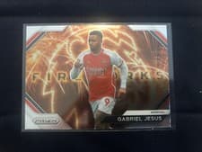 Gabriel Jesus 2023 Panini Prizm Premier League Fireworks card