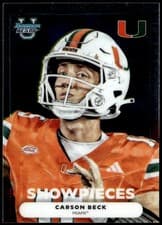 2025 Bowman University Best Bowman Showpieces Carson Beck #BS-24 card