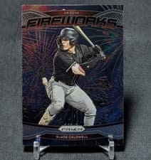 2025 Panini Prizm Fireworks Slade Caldwell #15 card