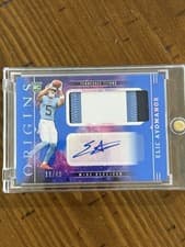 2025 Panini Origins Rookie Jumbo Jersey Autographs Elic Ayomanor #39 card