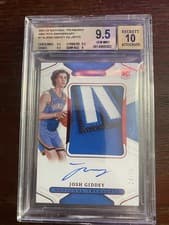 Josh Giddey 2021 Panini National Treasures card