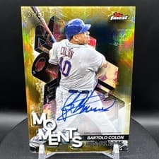 2024 Finest Moments Autographs Bartolo Colon #FMA-BC card