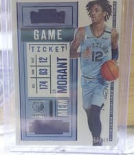 Ja Morant 2020 Panini Contenders card