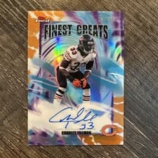 2025 Finest Finest Greats Autographs Charles Tillman #FGA-CT card