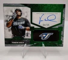 2025 Topps Tier One Top Shelf Signatures Vernon Wells #TSS-VW card