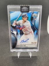 2025 Topps Chrome Black Autographs Brooks Lee #CBA-BL card