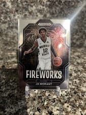 2023 Panini Prizm Draft Picks Fireworks Ja Morant #18 card