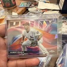 2025 Topps Chrome Update Helix Albert Pujols #HX-23 card