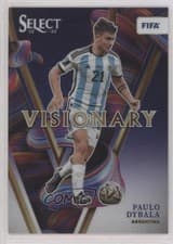 Paulo Dybala 2022 Panini Select FIFA Visionary card