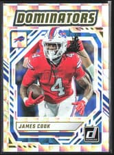2025 Donruss Dominators James Cook #DOM-JCK card