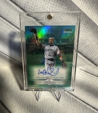 2025 Stadium Club Chrome Autographs Ichiro #SCCA-I card