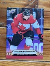 2025-26 Tim Hortons Team Canada Olympic Hockey Celebrated Prodigies John Tavares #CP-11 card