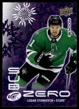 2024-25 Upper Deck Ice Sub Zero Rookie Variants Logan Stankoven #SV-68V card