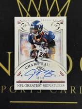 2025 Panini National Treasures NFL Greatest Signatures Champ Bailey #10 card