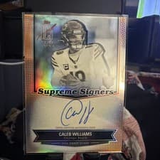 2025 Topps Signature Class Supreme Signers Caleb Williams #SS-CW card