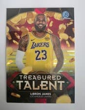 2025-26 Bowman Sapphire Treasured Talents NBA LeBron James #TTN-10 card