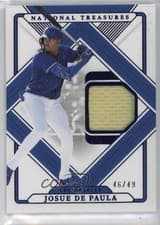 2025 Panini National Treasures Treasured Threads Josue De Paula #46 card