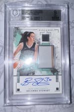 2025 Panini Impeccable WNBA Impeccable Jersey Number Autographs Breanna Stewart #10 card