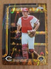2025 Topps Gilded Collection Base Set Johnny Bench #184 card