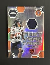 2025 Topps Chrome First Year Fabric Luther Burden III #FYF-LB card