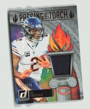 2025 Donruss Passing the Torch Jerseys DJ Moore / Luther Burden III #PTJ-CHI card