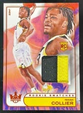 2024-25 Panini Court Kings Rookie Swatches Isaiah Collier #RJS-ISC card