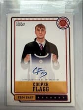 2024 Topps Chrome McDonald's All-American Event Autographs Cooper Flagg #EA-CF