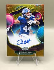 2025 Topps Cosmic Chrome First Flight Signatures Cam Skattebo #FFS-CS card