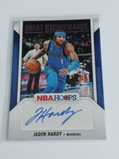 2024-25 Hoops Great SIGnificance Jaden Hardy #GS-JHM card