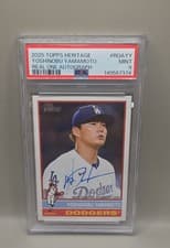 2025 Topps Heritage Real One Autographs Yoshinobu Yamamoto #ROA-YY card