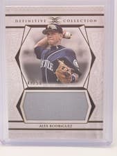 2025 Topps Definitive Collection Jumbo Relic Collection Alex Rodriguez #DJRC-AROD card