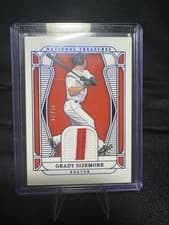 2025 Panini National Treasures Material Treasures Grady Sizemore #49 card