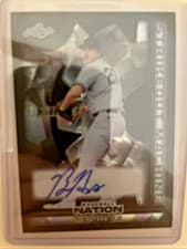 2025 Leaf Baseball Nation Strikeout Machine Autographs Ben Hess #SMA-BH1 card