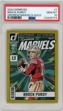 2024 Donruss Gridiron Marvels Brock Purdy #7 card